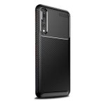 Teleplus Xiaomi Mi9 Negro Karbon Silikon Siyah Kılıf Tam Kapatan Cam