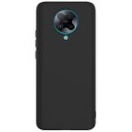 Teleplus Xiaomi Poco F2 Pro Lüks Mat Silikon ve Nano Ekran Koruyucu Altın Rengi Kılıf