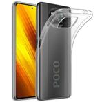 Teleplus Xiaomi Poco X3 NFC Lüks Tpu Korumalı Şeffaf Nano Ekran Koruyucu Silikon Cep Telefonu Kılıf