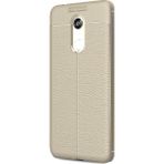 Teleplus Xiaomi Redmi 5 Plus Deri Dokulu Silikon Kırmızı Nano Ekran Koruyucu Cep Telefonu Kılıfı