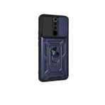 Teleplus Xiaomi Redmi 9 Kamera Korumalı Yüzüklü Tank Pars Silikon Kırmızı Kılıf