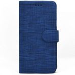 Teleplus Xiaomi Redmi 9A Kumaş Spor Standlı Cüzdan Siyah Kılıf