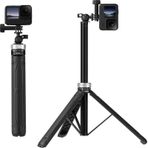 TELESIN 360 özçekim sopa Tripod standı GoPro, w topu montaj uzatma direği Monopod kolu kavrama git Pro Max Hero 12 11 10 9 8 Insta360 X3 GO 3 Ace Pro DJI eylem 3 4 cep 2 3 kamera aksesuarları