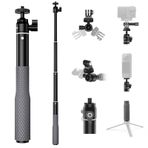 TELESIN 360 ° Su Geçirmez Özçekim Sopa 25 "w El Kayışı Sualtı Dalış Dalış Uzatma Çubuk Kutup Monopod GoPro Hero 12 11 10 9 8 7 6 Git Pro Max Mini Insta360 X3 GO3 DJI Eylem 3 4 Aksesuarları