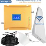 Telesinyal 30 Gsm Telefon Sinyal Güçlendirici, Yükseltici ve Arttırıcı (üç bantlı) 2g 3g 4.5g lte ve 5g