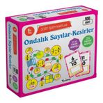 Teleskop Popüler Bilim - Dört İşlem Kartlar Ondalık Sayılar Kesirler 9 Yaş 100 Kart