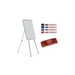 Teleskopik Ayaklı Yazı Tahtası 50 X 70 Cm + 4 Adet Tahta Kalemi + Silgi İNTERSET001