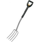Teleskopik Çatal, Sert Zeminler Için, 4 Diş, Toplam Uzunluk: 105-125 Cm, Bor Çelik, Siyah/gümüş, Smartfit, 1000630