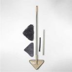 Teleskopik Üçgen Cam Silme Aparatı, Mikrofiber Mop ve Sprey Seti - Bej - Seçenek 1