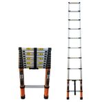 Teleskopik Uzatma Merdiveni, Teleskopik Merdiven Alüminyum Uzatma Merdiveni, 6,5FT / 8,5FT / 10,5FT / 12,5FT / 13,5FT / 16,5FT /20FT Teleskopik Uzatılabilir Merdiven, RV Work Çatı Kaplaması B