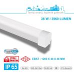 Teletek LED Etanj Aydınlatma 36W - Otopark, Depo ve Garaj Tipi - Su Geçirmez Tavan Lambası - BEYAZ - 4000K - Ilık Beyaz