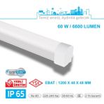Teletek LED Etanj Aydınlatma 60W - Otopark, Depo ve Garaj Tipi - Su Geçirmez Tavan Lambası - BEYAZ GÖVDE - 4000K - Ilık Beyaz