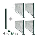 Telfence Panel 100x250 cm Çift Telli 4'lü Çit Takım + 1 Direk