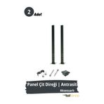 Telfence Panel Çit Direği – 120 Cm - Montaj Aksesuarları Dahil - 2 ADET