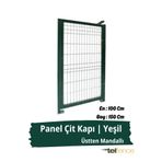 Telfence Panel Çit Kapı , Bahçe Kapısı - Üstten Mandallı En-Boy : 100 x 150 Cm