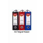 Telgraf Klasör Geniş A5 Plastik 3 Renk 1 Paket