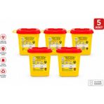TELKAR 0,5 LT TIBBİ ATIK KUTUSU 5 ADET