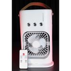 Telkur Yeni Nesil 600ML Işıklı Mini Klima Fan | 3 Spreyli Buharlı Soğutucu Vantilatör (Fan-18) - Renkli