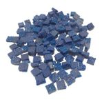 Telli Kavrak Seramik Mozaik Taşı -Kare Lacivert Taş- 250ADET Ölçü (8X8X3MM) _lacivert