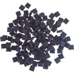 Telli Kavrak Seramik Mozaik Taşı _kare Siyah Taş 250 Adet_ölçü (8X8X3MM)