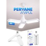 Telvesse 40W 3 Kanatlı Pervane LED Ampul 27 LED Tasarruflu E27 Ev Ampul 4000 Lümen Lamba LD03 - 300 - 400 W - Beyaz