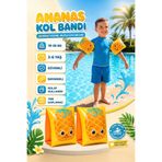 Telvesse Çocuk Yüzme Kolluğu 19-30 Kg Şişme Deniz Havuz Yüzücü Kolluk Yüzme Kolluğu Ananas