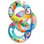 Telvesse Deniz Temali 3-6 Yas Simit Yuzme Simidi Havuz Deniz Sisme Yuzucu Simidi 51 Cm
