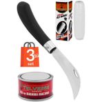 Telvesse Desan Eğri Aşı Bıçağı + Aşı Macunu + Aşı Bandı (3'lü Paket) - Gri