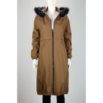 Telvin 3009 Eteği Lastikli Bondip Mont - 40 - Camel