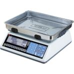 Tem Ege-Lcd Çukur Kefeli Çift Akülü Pazar Terazisi 15 kg - 2 gr