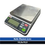 Tem Tfd-10 Hassas Terazi 10 kg Kapasite LCD Ekranlı 1 gr Hassasiyetli Model