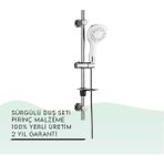 Tema 51034 Dinamik Bianco Sürgülü Duş Seti