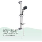 Tema 51060 Classic - Paslanmaz Sürgülü Duş Seti