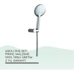 Tema 52036 Krom Nero Askılı Duş Seti
