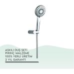 Tema 52050 Krom Star Askılı Duş Seti