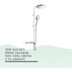 Tema 53137 Krom Hill Tetra Tepe Duş Seti