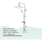 Tema 53242 Krom Rain Carismo Tepe Duş Seti