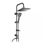 Tema Banyo Rain Plus Tetra Tepe Duş Takımı Seti Siyah 53236-2M