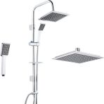 Tema Banyo Rain Quadro Tepe Duş Takımı Seti 53240 Şık Tasarım Ve Kireç Önleyici Sistem İle Modern Kullanım