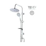 Tema Dy Tema Rain Tondo Tepe Duş Seti 53230 - Krom