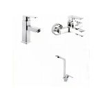 Tema Kare Batarya Seti (Eviye, Banyo,Kısa Lavabo Bataryası)