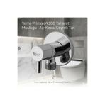 Tema Prima Taharet Musluğu 69300 Aç Kapa Çeyrek Tur Banyo Tuvalet Krom Ara Musluk(1/2-3/8)