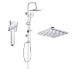 Tema Rain Plus Tetra Sürgülü Banyo Duş Takımı Seti Paslanmaz Boru