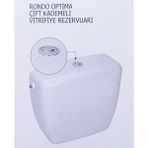 Tema Rondo Siamp Rezervuar (Plastik Depo) - Beyaz - 33200 Vitrifiye Deposu