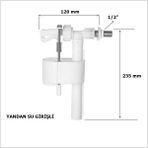 Tema Siamp İç Takım 93-Y Handy Flatör 1/2 Yandan Girişli