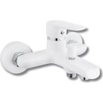 Tema Zenn Banyo Bataryası Musluk Beyaz | Tse Belgeli Paslanmaz Borulu 35 mm Kartuşlu 5 Yıl Garanti