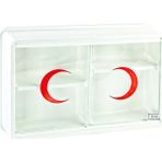Temalı Konsept Küçük Ecza Dolabı Plastik - Beyaz - 35 x 50 x 10 cm