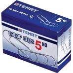 Temat 50Mm Ataş 10'Lu Kutu Kutu Oval Tip Kaliteli Nikel Kaplama Paslanmaya Karşı Dayanıklı