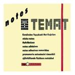 Temat 75 X 75 mm Pastel Sarı Postit - Yapışkanlı Kağıt