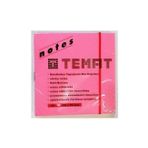 Temat Fosforlu Renk 4x80 cm 75x75 mm 320 Sayfa Küp Not Kağıdı